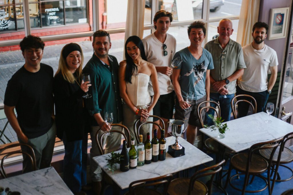Competitors at the bar after a SAWOL round at Bar Septimus