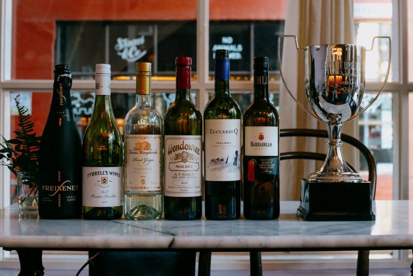 The SAWOL blind wines revealed